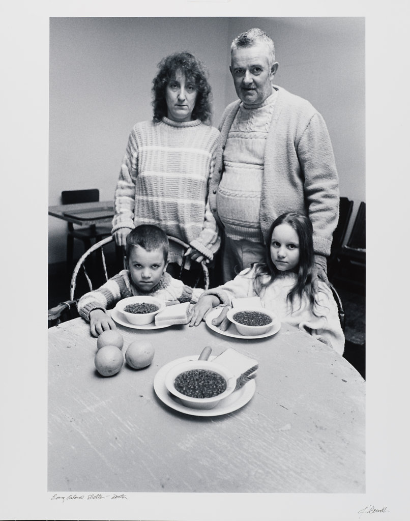 "The father said, OK, we've had some bad luck, but we'll make it somewhere", Long Island Shelter for the Homeless, Boston, 1983