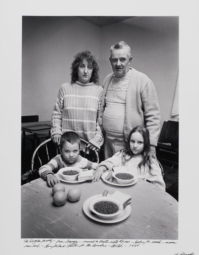 The Douglas Family-from Georgia-moved to Boston with$2000,looking for work-Money ran out, Long Island Shelter, Boston, 1984
