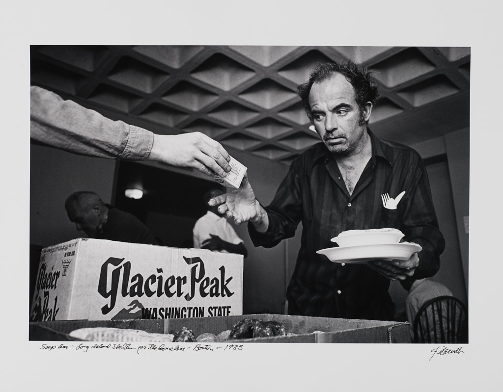 Soup Line-Long Island Shelter for the Homeless, Boston, 1983