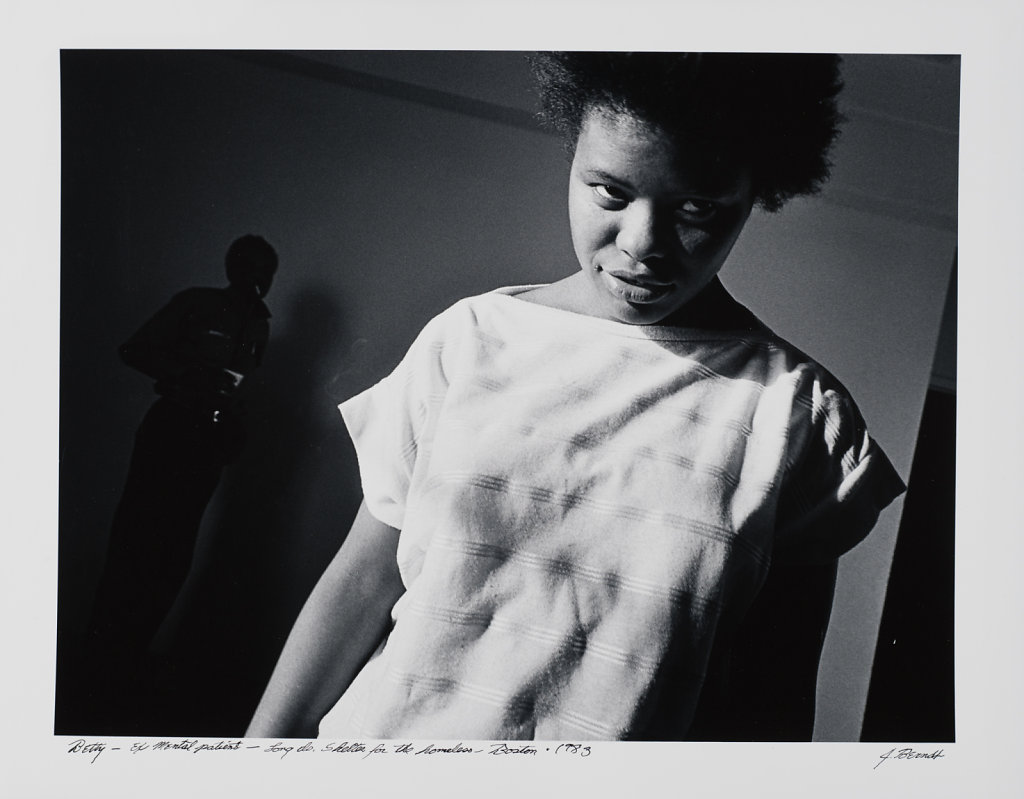 Betty-ex mental hospital patient, Long Island Shelter, Boston, 1983