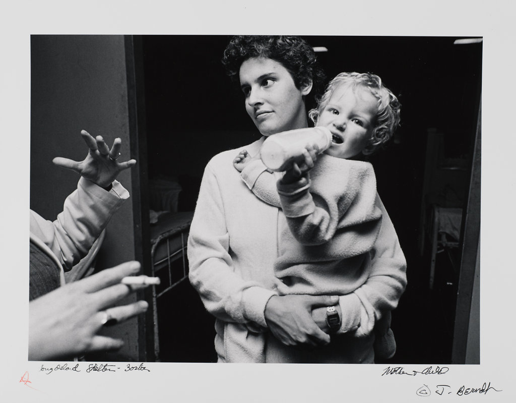 Mother & Child-Long Island Shelter for the Homeless, Boston, 1983