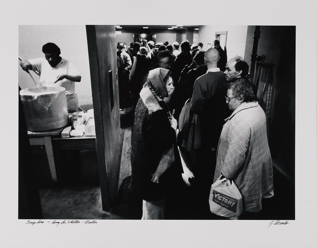 Soup Line-Long Island Shelter for the Homeless, Boston, 1983