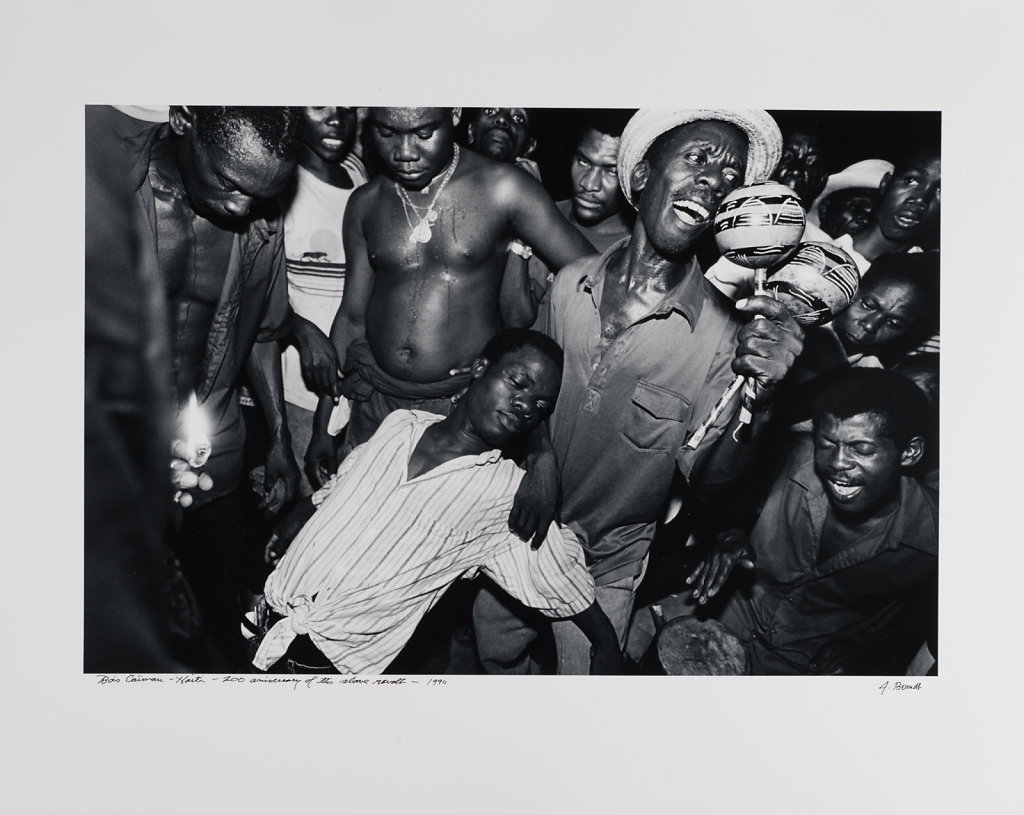 200 anniversery of slave revolt, Bois Caëman, Haiti, 1990