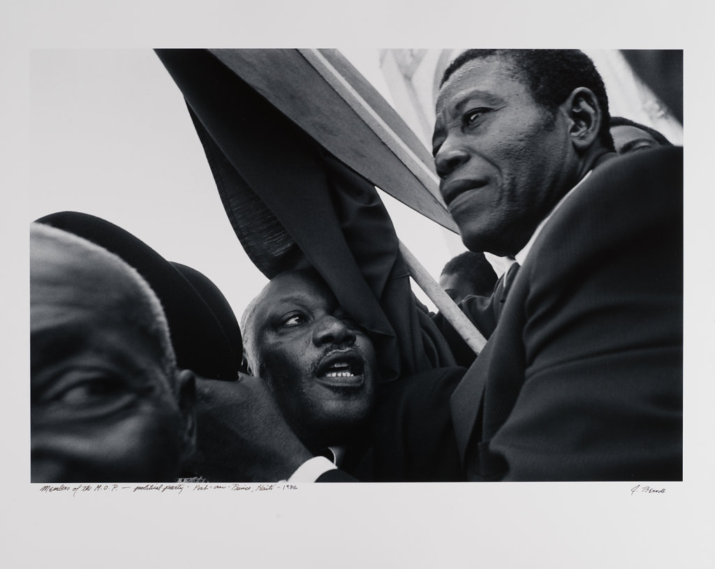 Port-au -Prince, Members of the M.O.P.-political party, Haiti, 1986