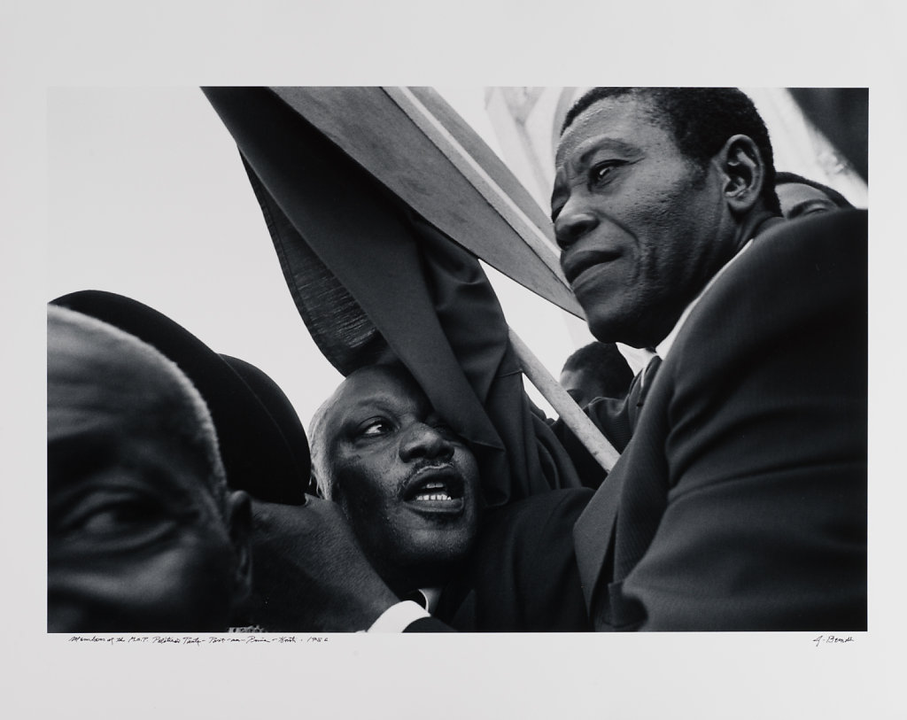 Port-au -Prince, Members of the M.O.P.-political party, Haiti, 1986