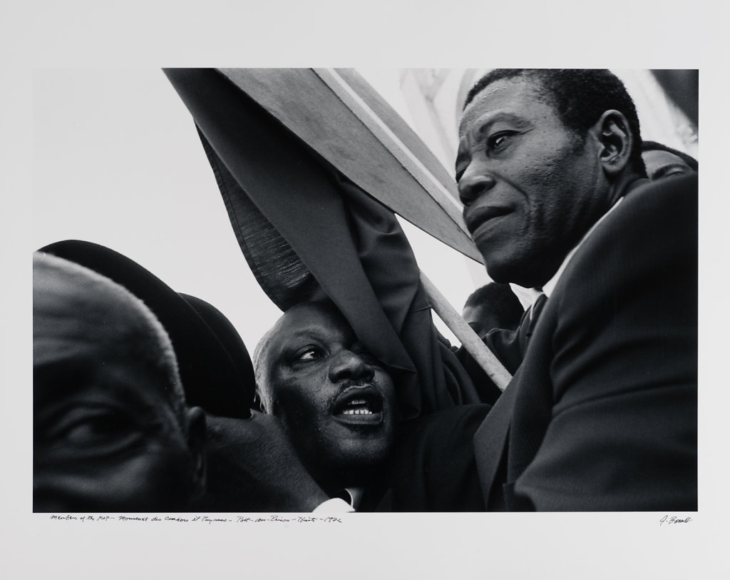 Port-au -Prince, Members of the M.O.P.-political party, Haiti, 1986