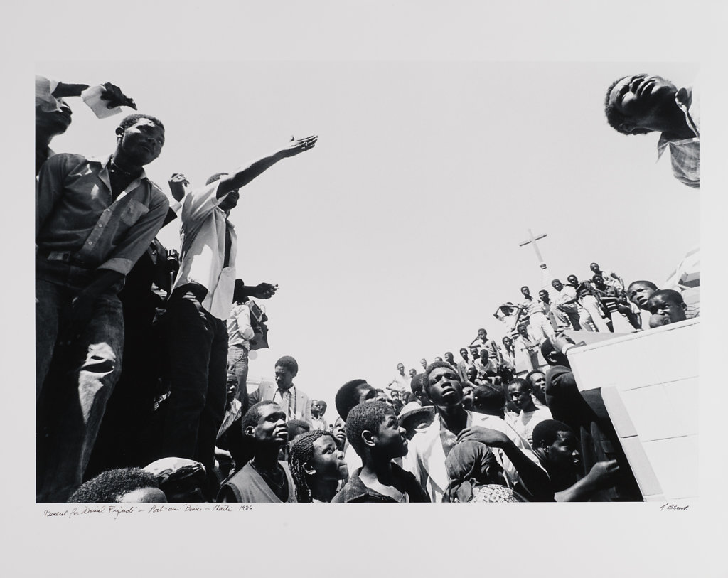 Funeral of Daniel Fignolé, President of Haiti for 19 days, Port-au -Prince, Haiti, 1986, President of Haiti for 19 days, Port-au -Prince, Haiti, 1986