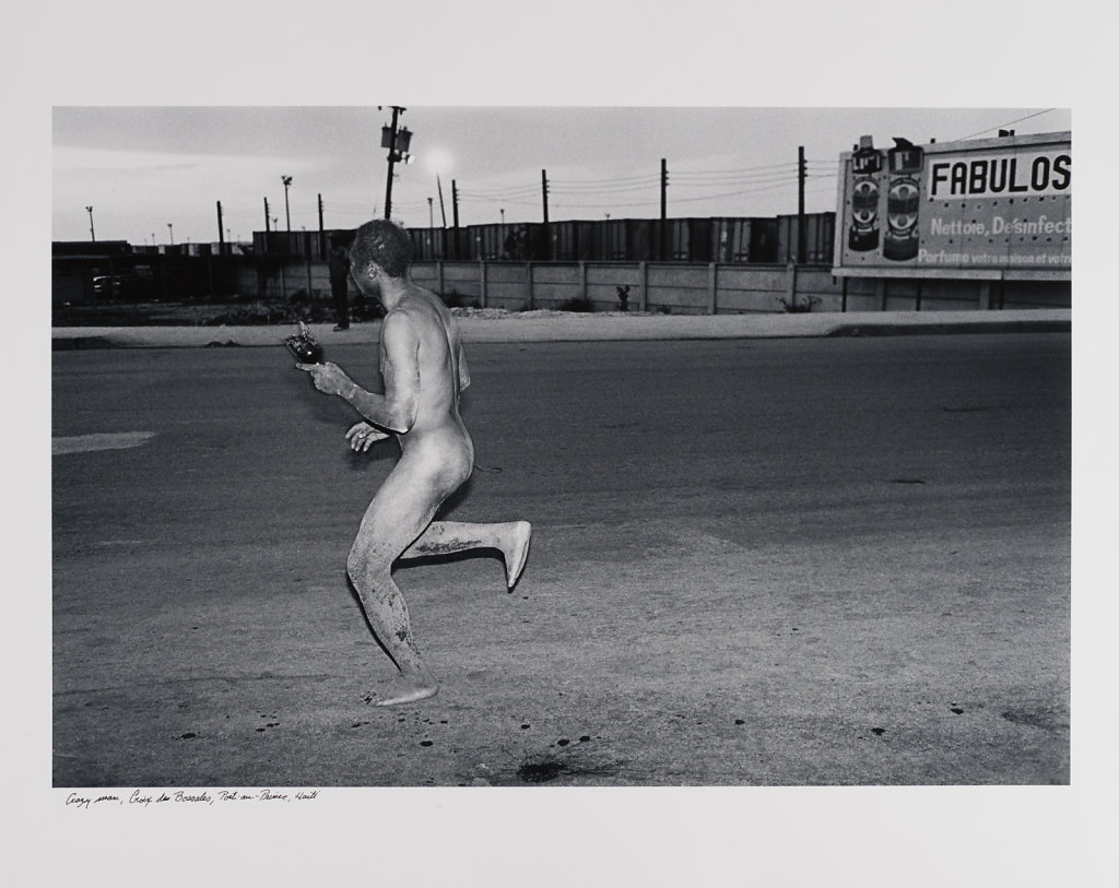 Crazy man, The Slave Market, Port-au -Prince, Haiti, 1986