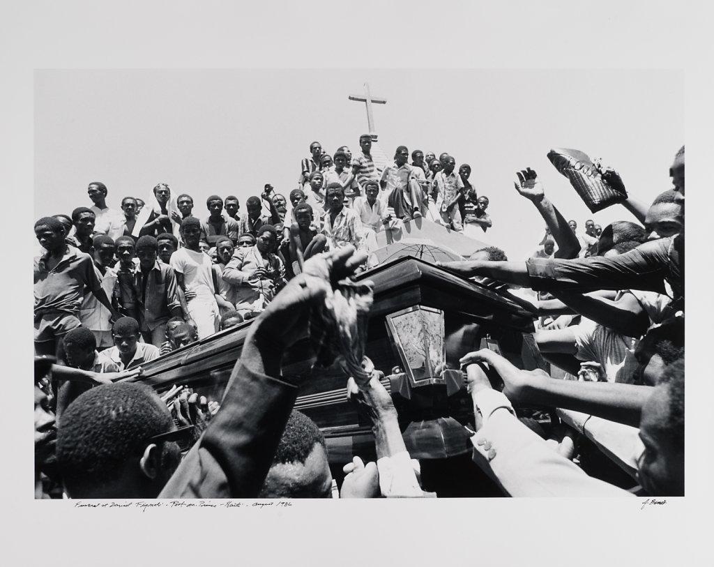 Funeral of Daniel Fignolé, President of Haiti for 19 days, Port-au -Prince, Haiti, 1986, President of Haiti for 19 days, Port-au -Prince, Haiti, 1986