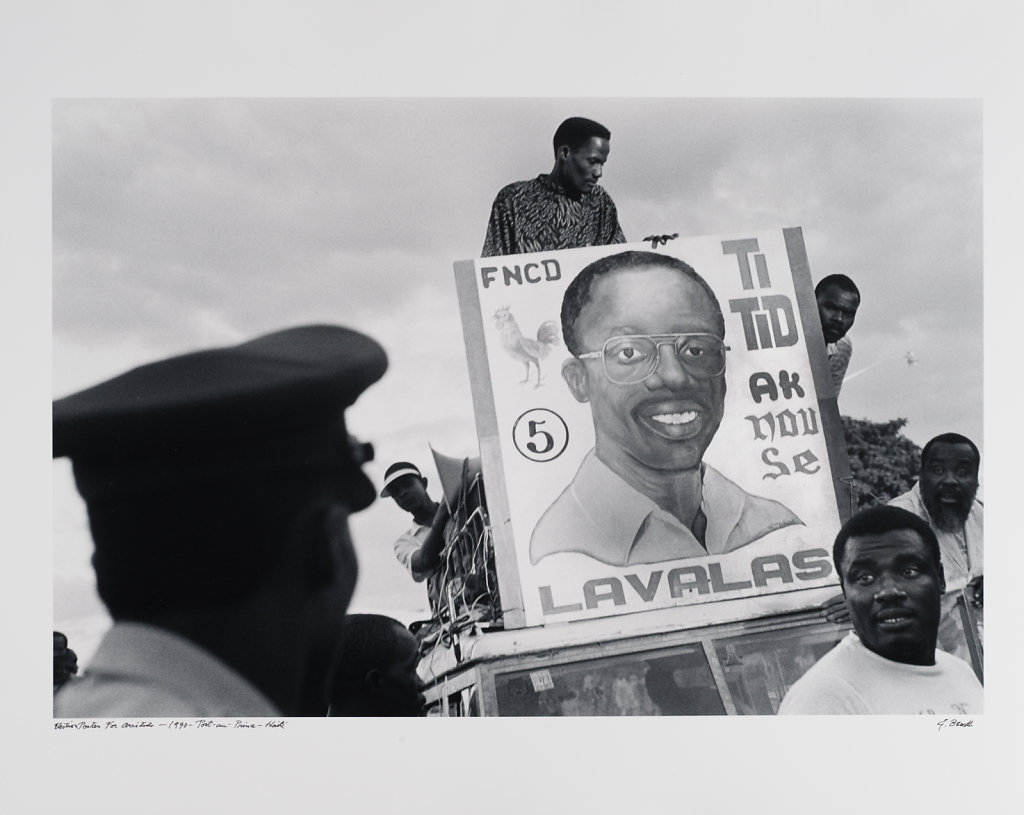 Election Poster For Aristide, Port-au -Prince, Haiti, 1990