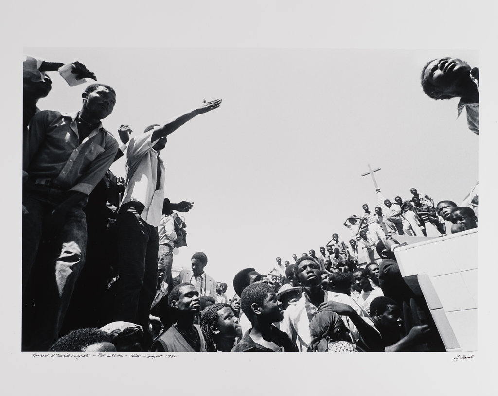 Funeral of Daniel Fignolé, Port-au -Prince, Haiti, 1986