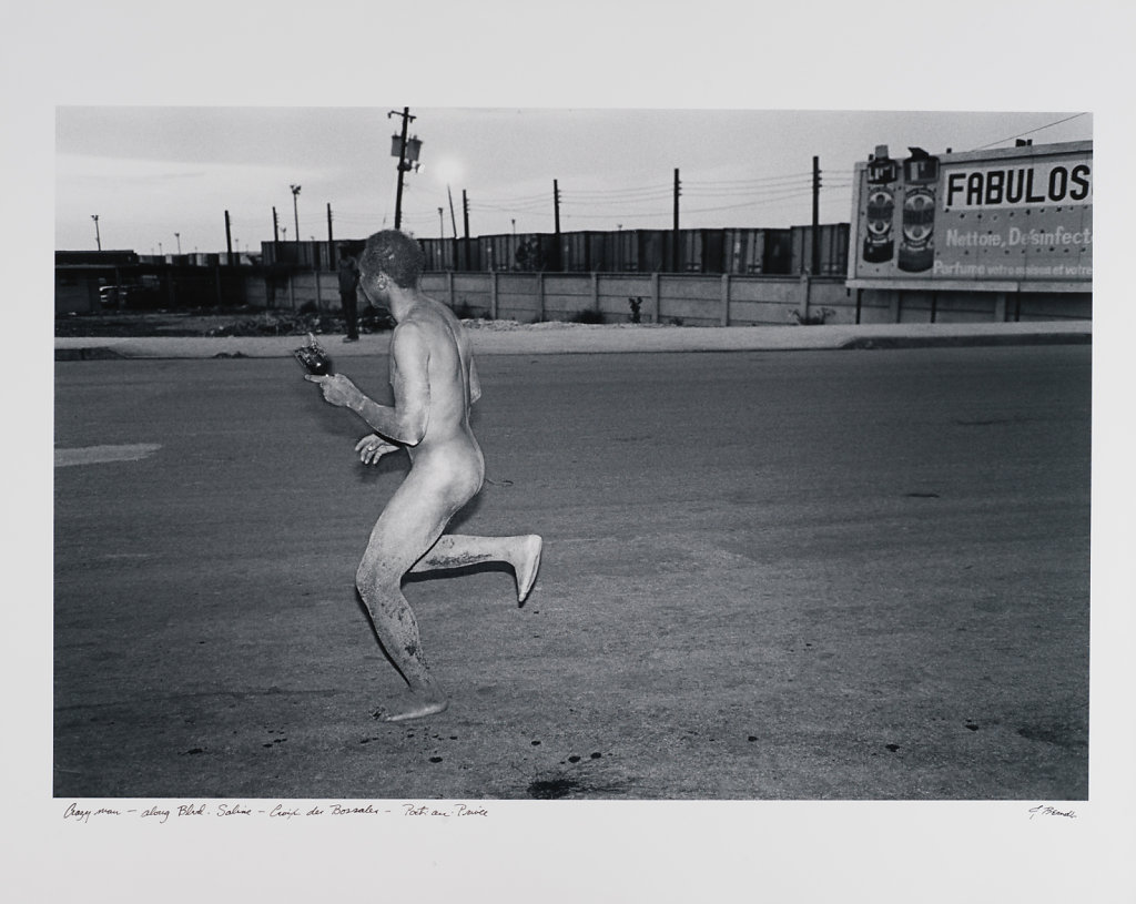 Crazy Man, along Blvd. Saline. Port-au -Prince, Haiti, 1986