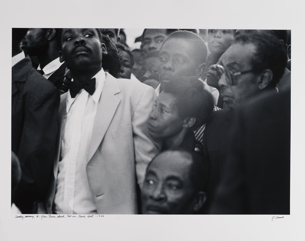 Sunday morning, St. Jean Bosco Church, Port-au -Prince, Haiti, 1988